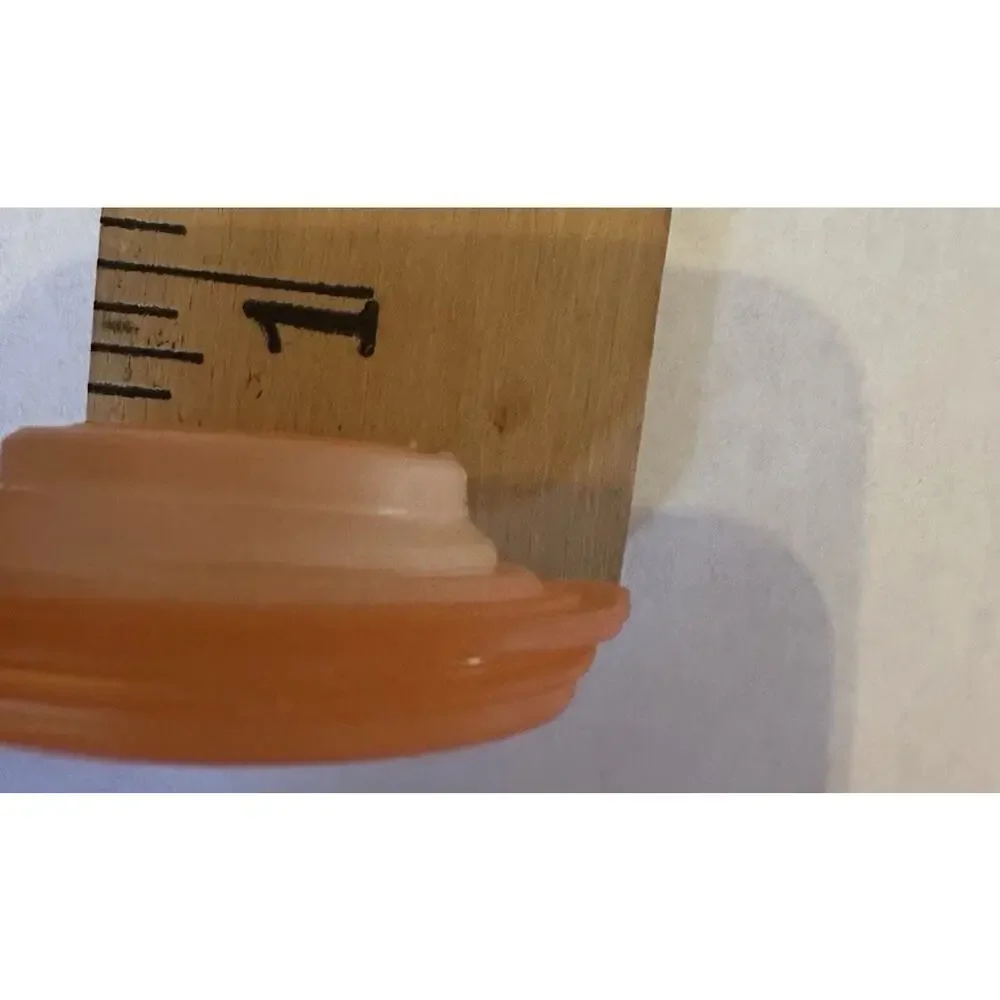 Vintage Tupperware Mini Container Keychains Orange Bowl Red Heart 1970- 1989